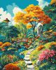 Malen nach Zahlen - Herbstlicher japanischer Hinterhof ©art_selena_ua