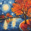 Malen nach Zahlen - Herbstnacht ©art_selena_ua