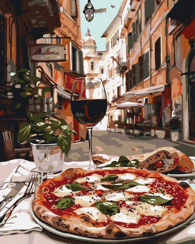 Malen nach Zahlen - Urlaub in Italien ©art_selena_ua