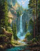 Malen nach Zahlen - Majestätischer Wasserfall ©art_selena_ua