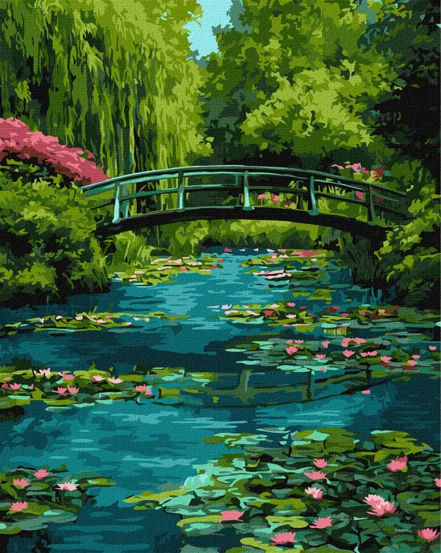 Malen nach Zahlen - Brücke über Träume ©art_selena_ua