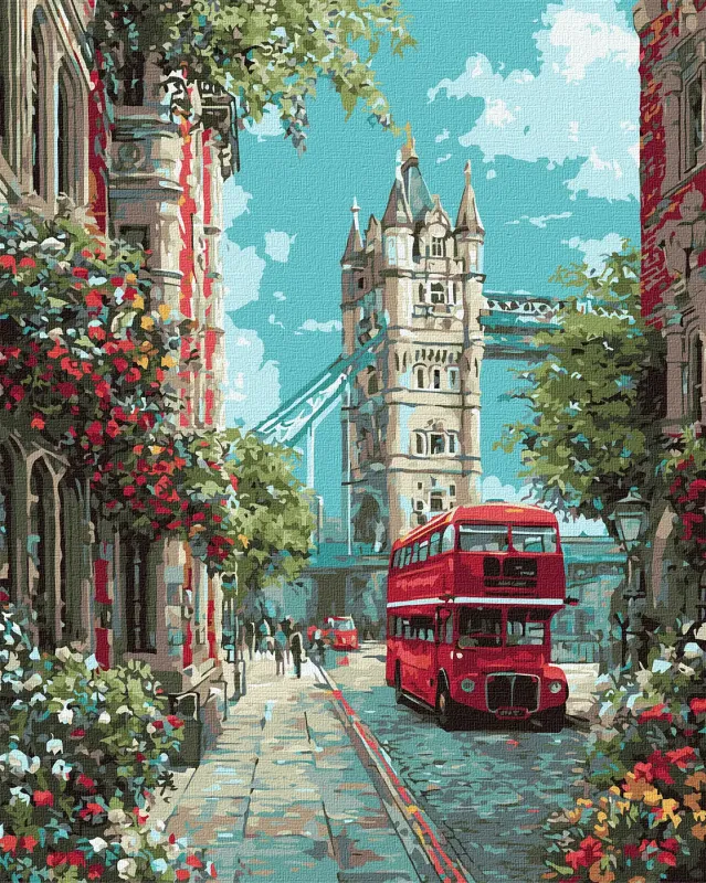 Malen nach Zahlen - Blühendes London ©art_selena_ua