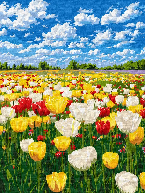 Painting by numbers - Colorful bloom ©art_selena_ua