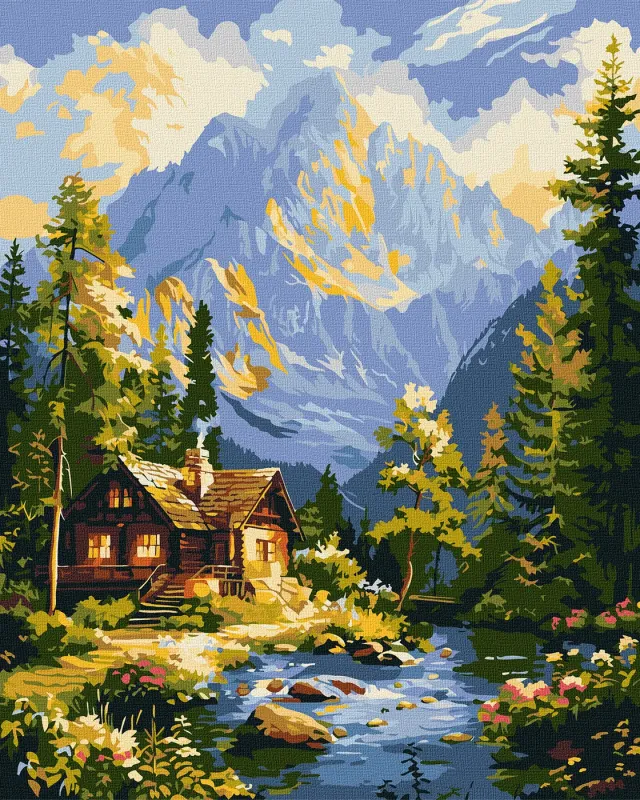 Malen nach Zahlen - Frieden zwischen den Gipfeln ©art_selena_ua