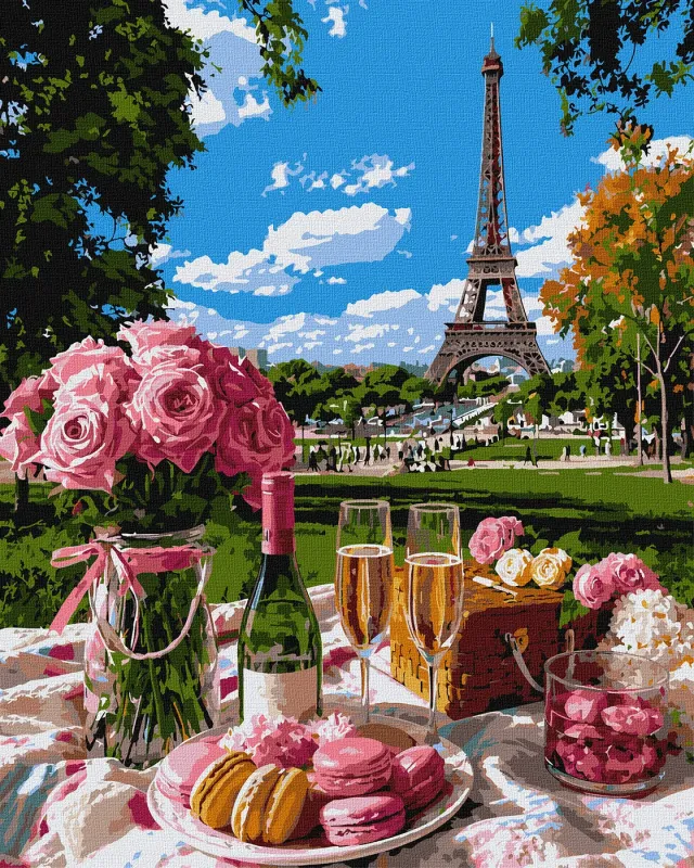 Malen nach Zahlen - Romantik im Herzen von Paris ©art_selena_ua