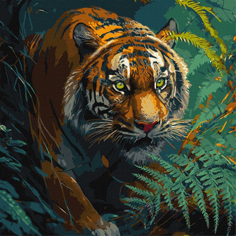 Painting by numbers - Jungle lord ©art_selena_ua
