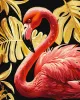 Malen nach Zahlen - Eleganter Flamingo mit metallischen Farben Extra ©art_selena_ua