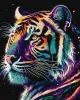 Malen nach Zahlen - Fantastischer Tiger mit metallischen Farben Extra ©art_selena_ua