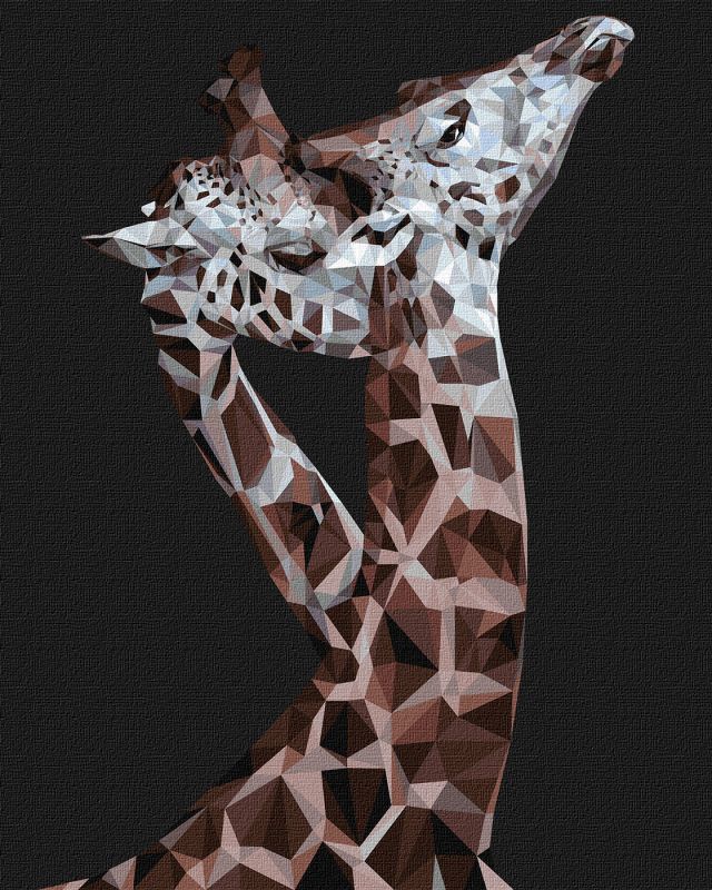 Painting by numbers - An elegant pair ©Dukhova Aleksandra