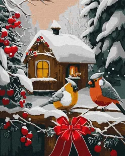 Malen nach Zahlen - Schneemärchen ©art_selena_ua