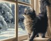 Malen nach Zahlen - Schneefall vor dem Fenster ©art_selena_ua