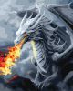 Malen nach Zahlen - Feuerspuckender Drache ©art_selena_ua