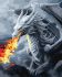 Painting by numbers - Fire-breathing dragon ©art_selena_ua