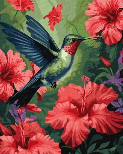 Malen nach Zahlen - In einem paradiesischen Garten ©art_selena_ua