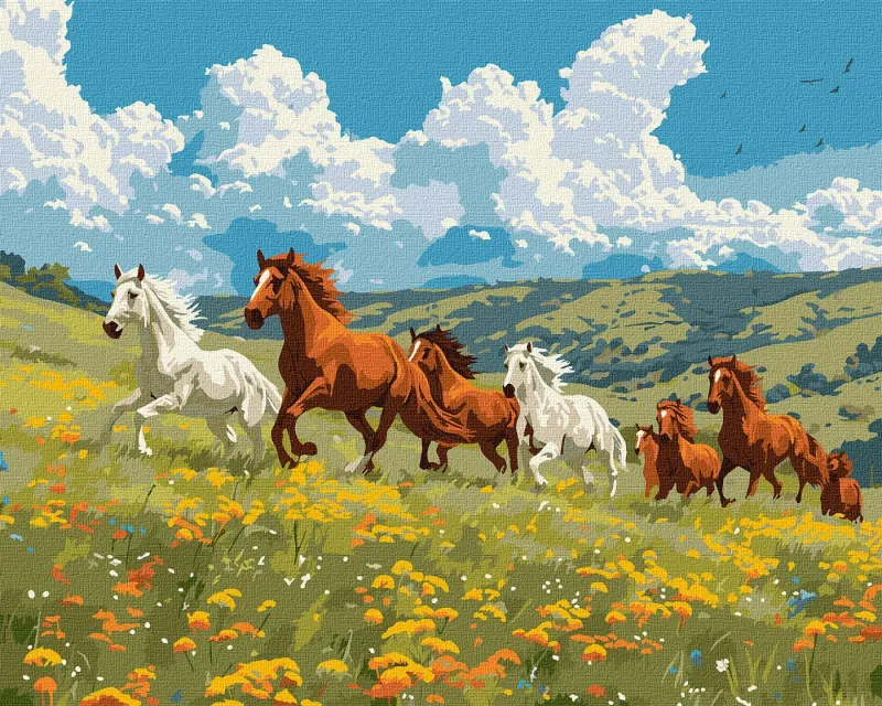 Malen nach Zahlen - Kraft und Anmut ©art_selena_ua