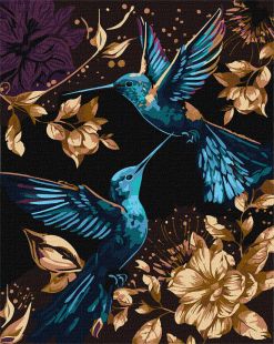 Malen nach Zahlen - Ein Tanz in der Luft mit metallischen Farben Extra ©art_selena_ua