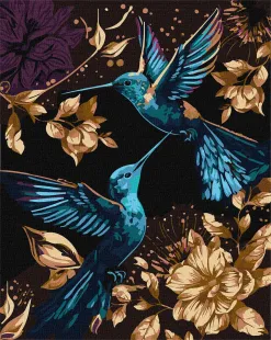 Malen nach Zahlen - Ein Tanz in der Luft mit metallischen Farben Extra ©art_selena_ua