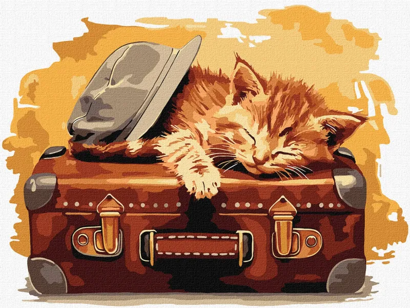 Malen nach Zahlen - Bereit zu reisen ©art_selena_ua
