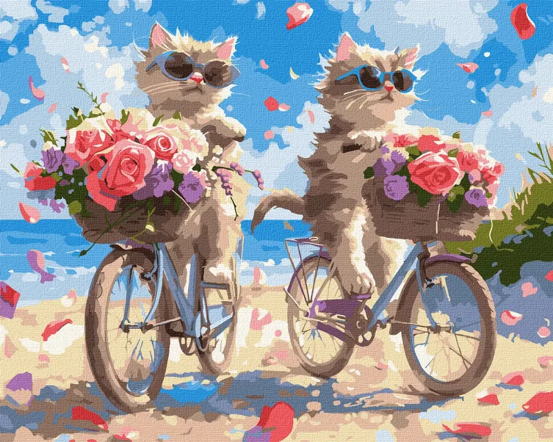 Malen nach Zahlen - Sommerliche Fahrradtour ©art_selena_ua