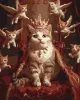 Malen nach Zahlen - Die königliche Katze ©art_selena_ua