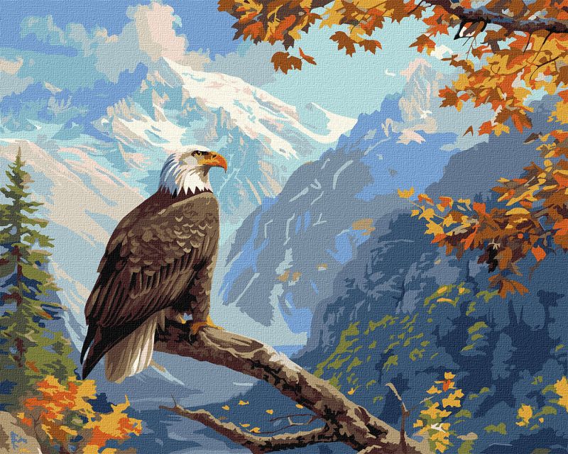 Painting by numbers - Peak guardian ©art_selena_ua