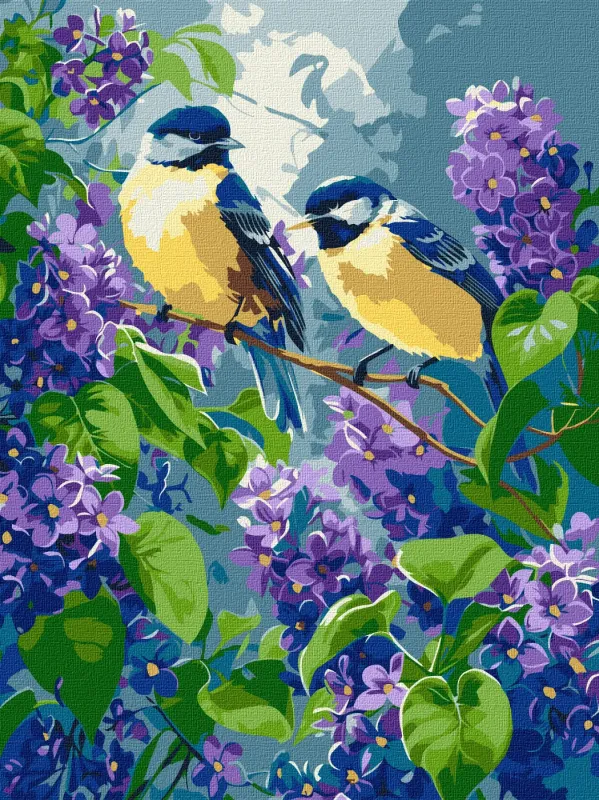 Painting by numbers - Spring duet ©art_selena_ua
