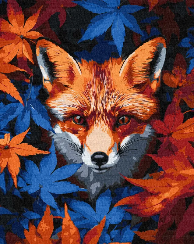 Painting by numbers - Autumn fox ©art_selena_ua