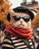 Malen nach Zahlen - Ein Flauschi in Paris ©art_selena_ua