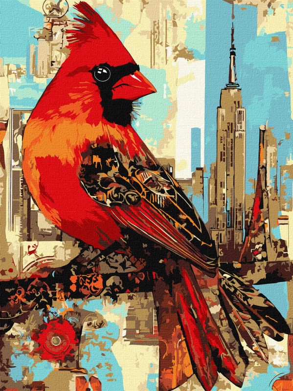 Malen nach Zahlen - Stadtvogel ©art_selena_ua