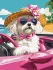 Painting by numbers - Pink car ©art_selena_ua