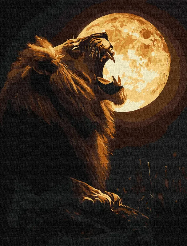 Painting by numbers - Night predator ©art_selena_ua