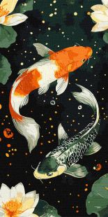 Malen nach Zahlen - Koi-Fische ©art_selena_ua