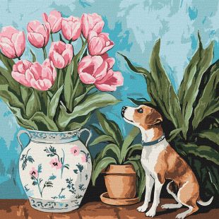 Malen nach Zahlen - Bezaubernde Tulpen ©art_selena_ua
