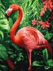 Malen nach Zahlen - Flamingos in den Tropen ©art_selena_ua