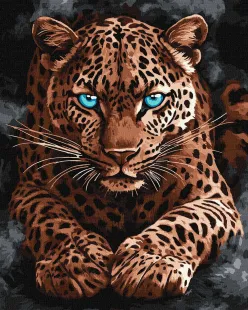 Malen nach Zahlen - Ein wilder Gepard ©art_selena_ua