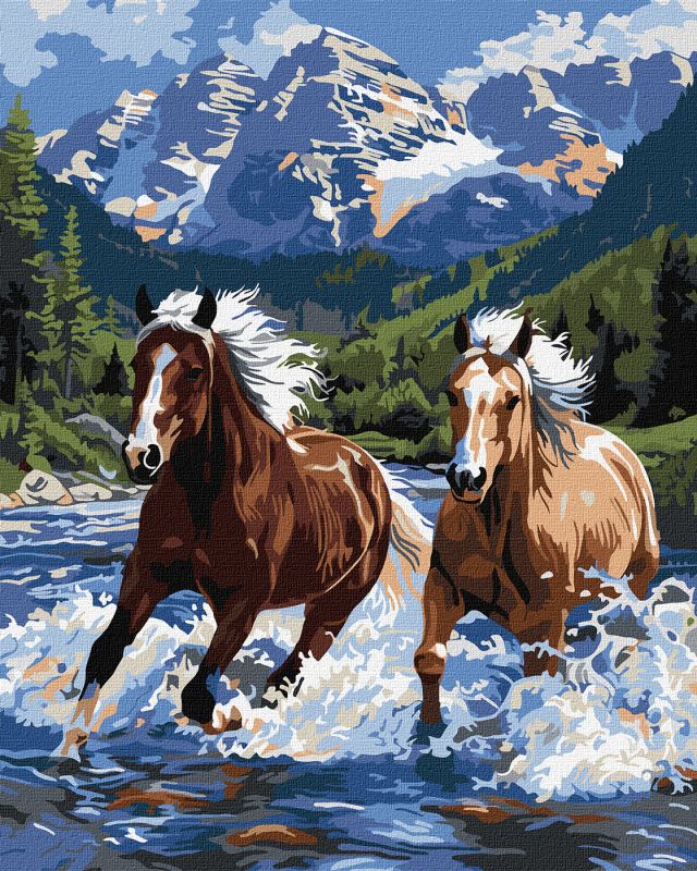 Malen nach Zahlen - Kraft in Bewegung ©art_selena_ua
