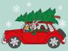 Malen nach Zahlen - Bugs & Daffy: Weihnachtsfahrt ©Warner Bros.