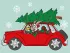 Painting by numbers - Bugs & Daffy: Christmas Drive ©Warner Bros.