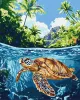 Painting by numbers - Tropical turtle ©art_selena_ua