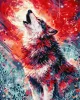 Malen nach Zahlen - Ausdrucksstarker Wolf ©art_selena_ua
