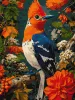 Painting by numbers - Bright forest bird ©art_selena_ua