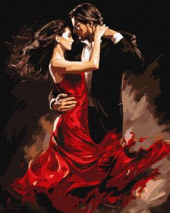 Malen nach Zahlen - Tango der Liebe ©art_selena_ua