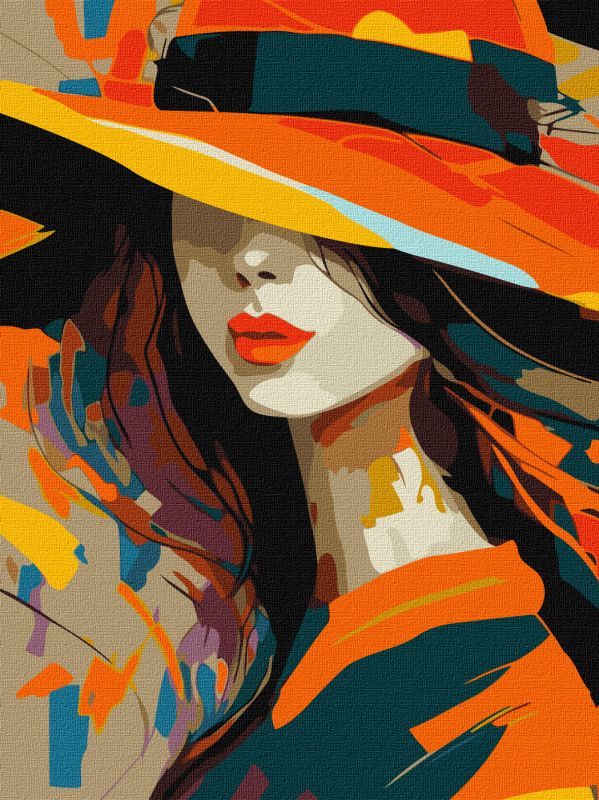 Malen nach Zahlen - Elegante Dame ©art_selena_ua