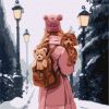 Malen nach Zahlen - Winterliche Stadt ©art_selena_ua