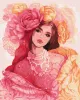 Painting by numbers - Beauty and peonies ©lesya_nedzelska_art