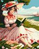 Painting by numbers - Passionate reading ©art_selena_ua