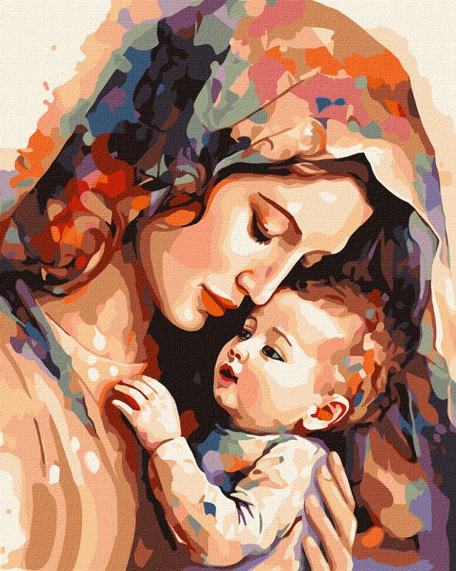 Malen nach Zahlen - Die Wärme der Mutter ©art_selena_ua