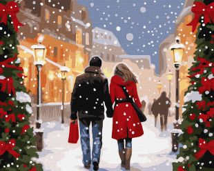 Malen nach Zahlen - Weihnachtliche Atmosphäre ©art_selena_ua