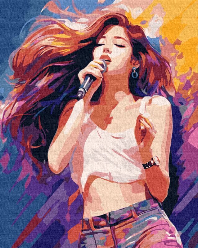 Painting by numbers - A magic voice ©art_selena_ua