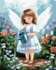 Painting by numbers - An angel in the garden ©art_selena_ua